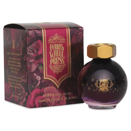 Ferris Wheel Press Ferritales Fountain Pen Ink - Ruby Royal Flush, 20 ml {1}