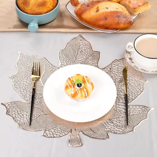 Fall Leaf Placemats Set of 8(Maple Leaf) {3}