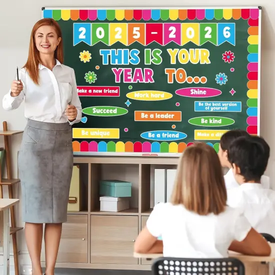 Bulletin Board Set Inspirational Positive {3}