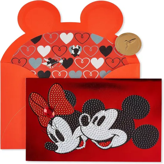 Blank Card (Minnie and Mickey Mouse) {1}