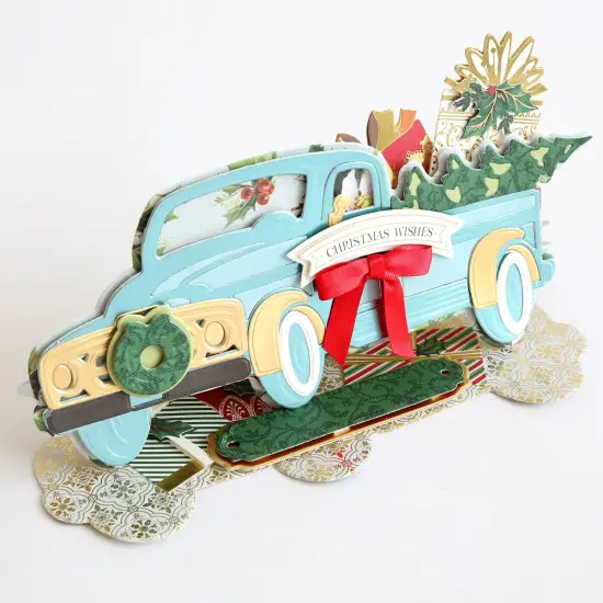Christmas Truck Easel Die {5}