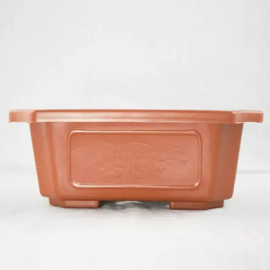 2 Rectangular Plastic Bonsai Training Pot, Succulent Planter 9.25"x 6.5"x 2.75" {2}