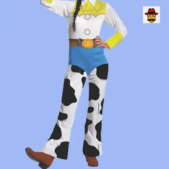 Disney Toy Story Jessie Womens Costume Jumpsuit and Hat for Themed Events {3}
