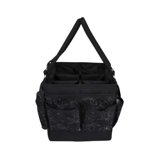 Deluxe Store & Tote Craft Organizer, Black & White Floral {6}