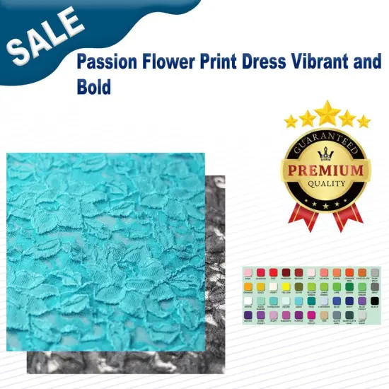 Passion Flower Print Dress Vibrant and Bold Lime {2}