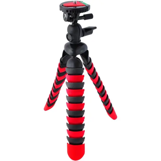 Xit 12-Inch Camera Tripod with Flexible, Wrapable Legs, Quick Release Plate and Bubble Level {1}