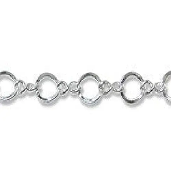 JewelrySupply Figure 8 Link Chain 2.4mm .925 Sterling Silver (Priced per Foot) {3}