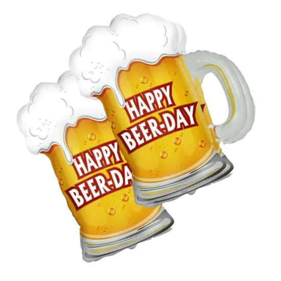 LA Balloons&reg; Happy Beer-Day Balloon 27 Inch {5}