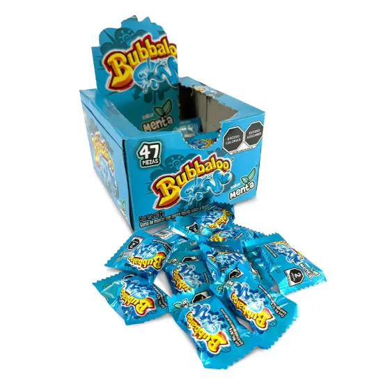 Bubbaloo Chicle Mentha 47Ct {2}