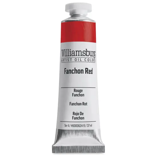 Williamsburg Handmade Oil Paint - Fanchon Red, 37 ml tube {2}