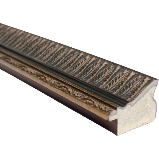 Ornate Black Picture Frame - UV Acrylic, Backing Board, Hanging Hardware Included {5}