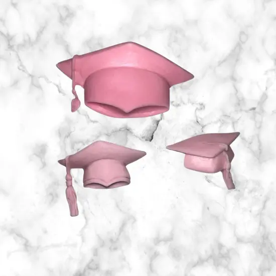 Graduation Cap Doctoral Cap and Tassel Silicone Mold {6}
