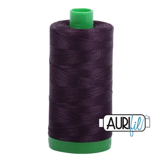 Aubergine (2570) | 40wt Large Spool (1000M / 1094Y) | Aurifil Thread {1}