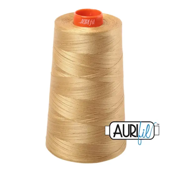 Light Brass (2920) | 50wt Cone (5900M / 6452Y) | Aurifil Thread {1}