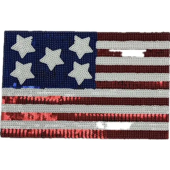 American Flag Patch 12inch X 7 inch {2}