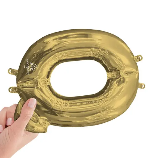 Anagram&reg; 16 Inch Letter Q White Gold Air Fill Only {5}