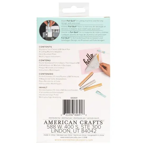 We R Foil Quill Pen-Standard Tip {4}