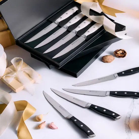 Henckels Forged Accent Set of 4 Steak Knife Set, German Engineered Informed by 100+ Years of Mastery {5}