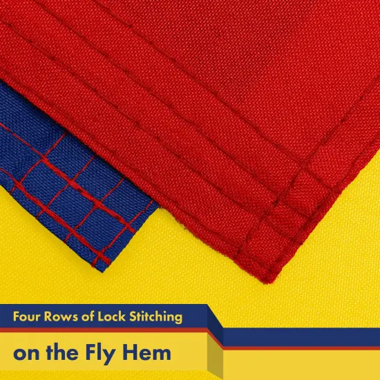 G128 Combo Pack: American USA Flag 3x5 Ft & Kiribati I-Kiribati Flag 3x5 Ft | Both LiteWeave Pro Series Printed 150D Polyester, Brass Grommets {5}