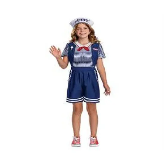Tween Classic Stranger Things Robin Scoops Ahoy Costume {1}