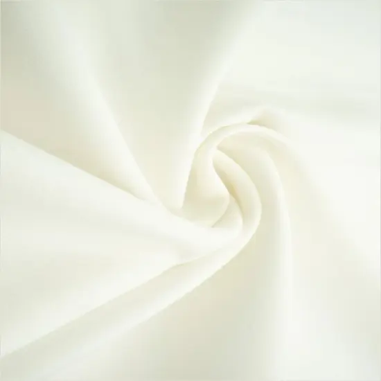 1 Yard Barbie Solid Knit Fabric, 57/58&Prime; Wide Polyester Spandex Blend OFF WHITE {5}