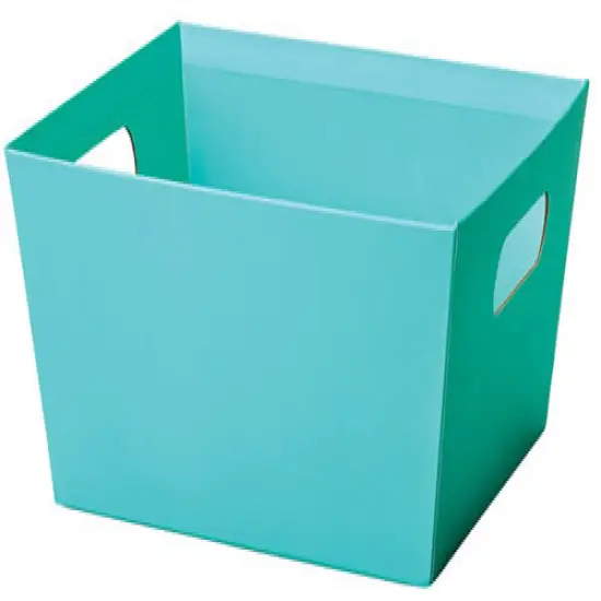 Pack/3: Robin's Egg Blue Baskety Tray - 12 x 9-1/2 x 4-1/2" {1}