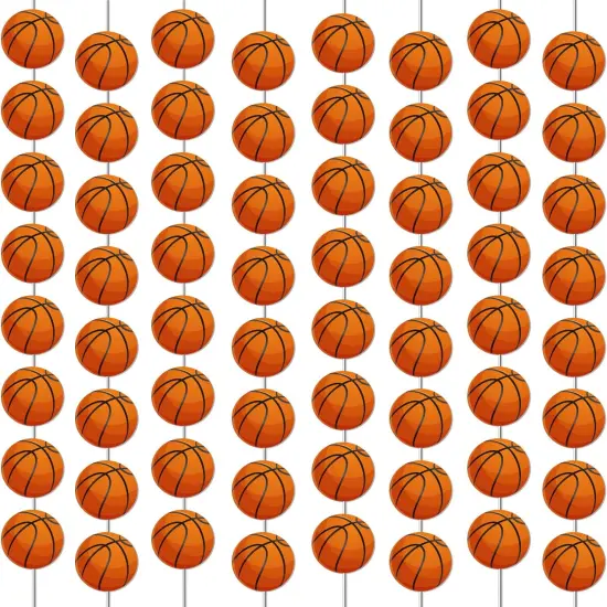 12 PCS Basketball Banners Basketball Happy Birthday Party Hanging Swirl Sport Party Garland Kit for Boys Kids Teenagers Men B-day Photo Prop Basketball Team Slam Dunk Birthday Baby Shower Party Decor {1}