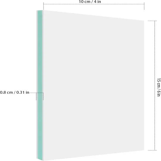 15 PCS Rubber Carving Block, 4 x 6 Inches Soft Rubber Carving Blocks for Stamp, Printing, DIY Craft Project, Soft and Easy to Carve {2}