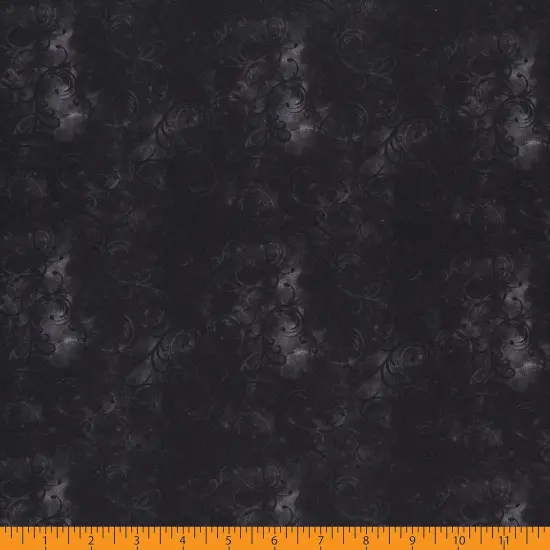 Mook Fabrics Elegance Cotton Fabric [45 in. Wide] - By The Yard Black {3}