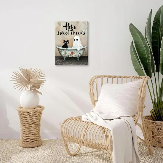 Halloween Ghosts Bathroom Wall Art - 16L'' &times; 12W'' {4}