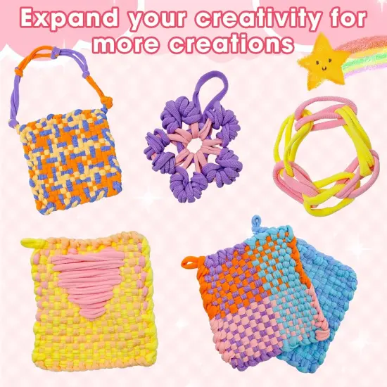 Weaving Loom Kit Toys for Kids and Adults {3}