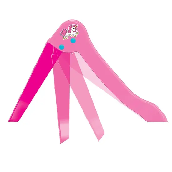 Dolu: My First Slide: Unicorn & Pink - Indoor/Outdoor Toy, Foldable Slope, 2 Step Ladder, Durable Plastic, Playground Equipment, Toddlers Kids Ages 2+ {3}