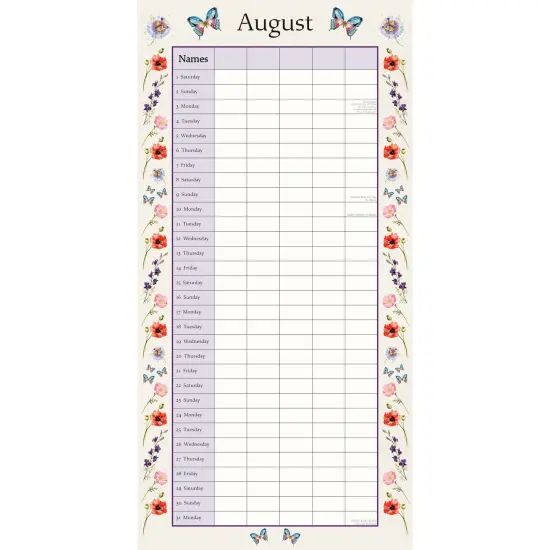 The Gifted Stationary 2026 Square Wall Calendar, Floral Family Organizer, 16-Month Home Organizers Theme Hanging Calendar with 180 Reminder Stickers, Month Planner for Creative Spaces, 12x12 In Multicolor {3}