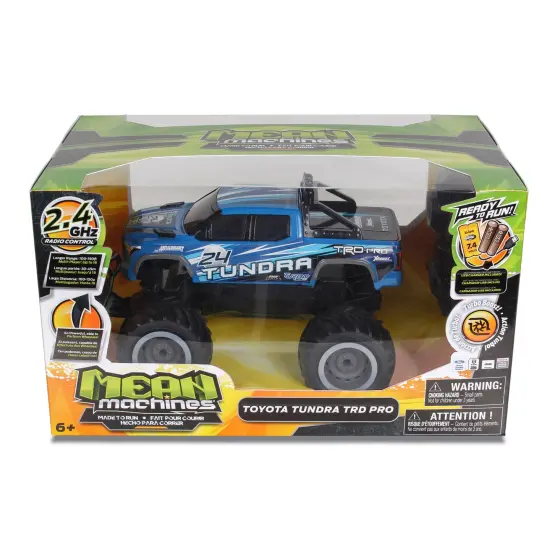 Mean Machines: RTR RC - Toyota Tundra - Blue - 2.4 Ghz High Performance for Donuts & Wheelies, Turbo Boost, Ready-To-Run Radio Controlled Vehicle {3}