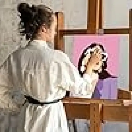 Adults Sip and Paint Party Kit Pre Printed Canvas Bulk {3}