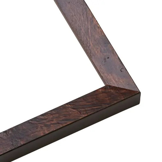 Panoramic Slim Profile Brown Picture Frame - UV Acrylic, Foam Board Backing, Hanging Hardware {3}