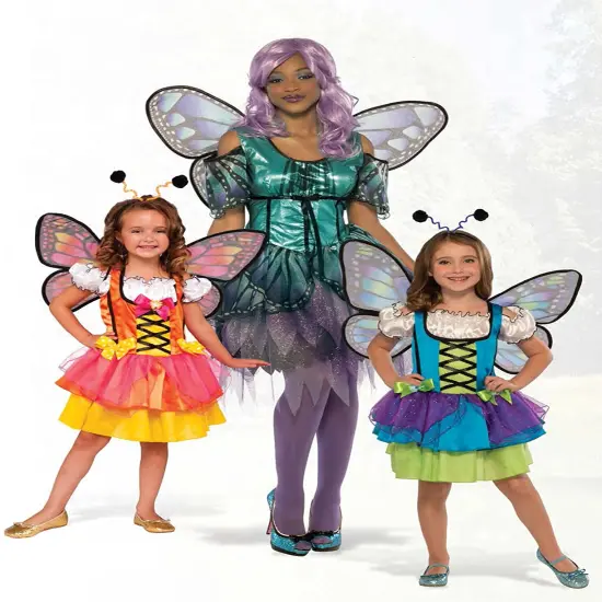 Rubie's Child's Glittery Orange Butterfly Costume {2}