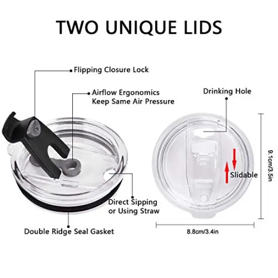 Mr and Mrs Tumbler Set of 2, Gifts for Newlyweds Couples Wife Bride To Be Newly Engaged Bridal Shower Wedding Engagement, 20 oz Stainless Steel Insulated Travel with Lids, Black & Rose Gold {6}