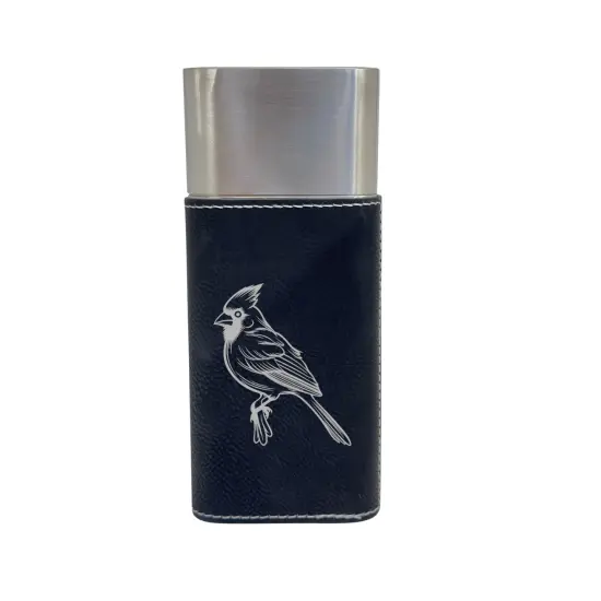 Cigar Case with Cutter - Cardinal - Leather Rustic/Silver {2}