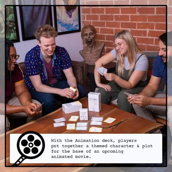 Pitchstorm: Animation Deck - A Timeless Expansion, 100 Themed Cards, Movie Pitching Party Card Game {7}