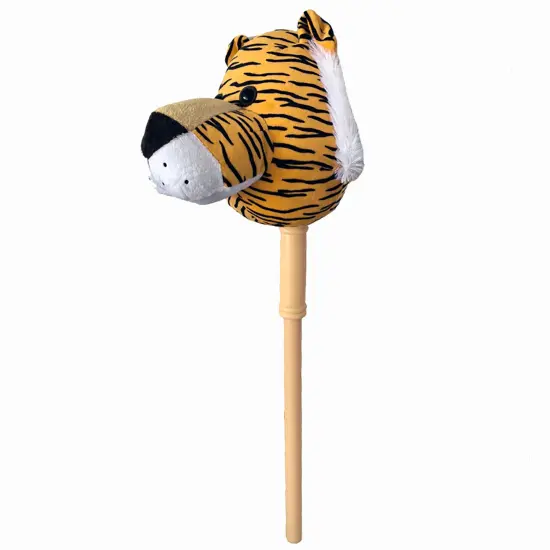 Ponyland Orange Tiger Animal Music Stick W/ Colorful Soft Plush Animal Head, Kids Ages 3+ {5}