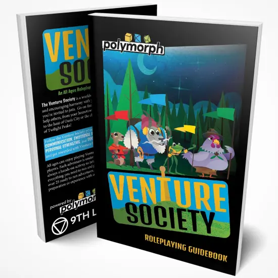 9th Level Games: Venture Society - Tabletop Roleplaying Game, RPG Adventures To Build Social Emotional Learning Skills, Ages 6+, 2-6 Players, 30 Min {7}