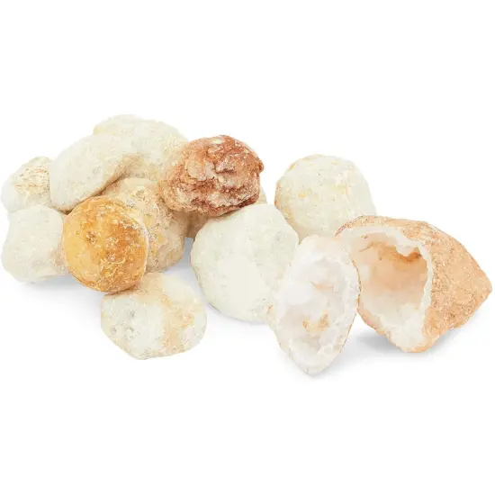 Okuna Outpost Break Your Own Geodes, Crystals Surprise for Kids (2lbs, 12 Pieces) Brown {1}