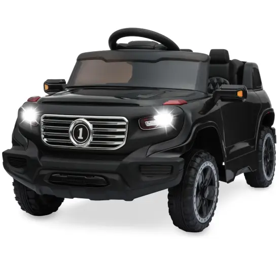 Best Choice Products 6V Kids Ride On Car Truck w/ Parent Control, 3 Speeds, LED Headlights, MP3 Player, Horn Black {1}