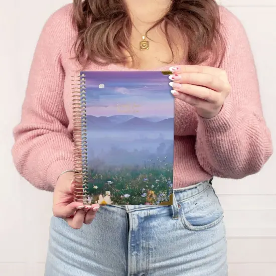 bloom daily planners 2025-26 Academic Planner, Hard Cover, 5.5" x 8.25", Mystical Mountains {2}