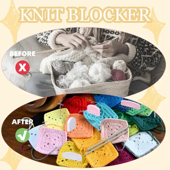 2 Boxes Knit Blocker Combs Knitting {3}
