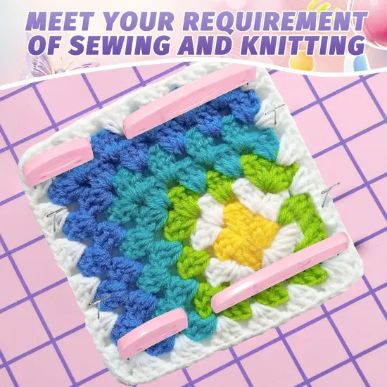 Knit Blocking Combs with 100 T-Pins and Storage Box {4}