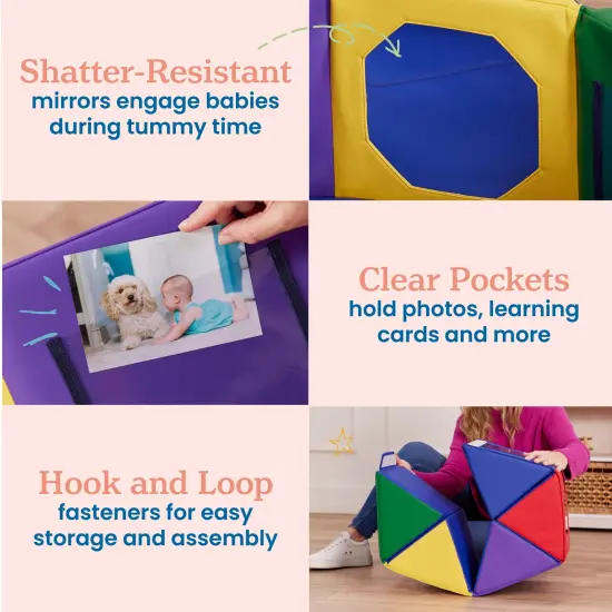 SoftZone Wall of Mirrors, Activity Center Assorted {6}