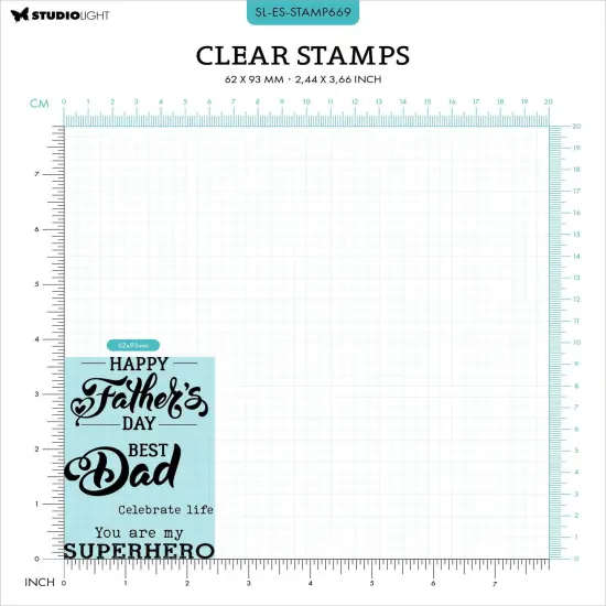 Studio Light Essentials Clear Stamps-Nr. 669, Father's Day {1}