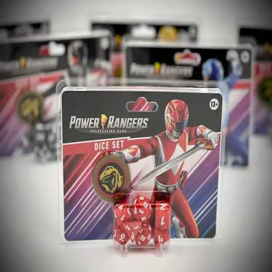 Power Rangers Roleplaying Game Dice- Red {4}
